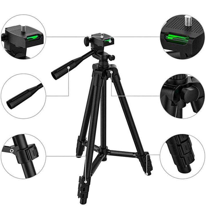 STATYW FOTOGRAFICZNY na telefon aparat 4 w 1