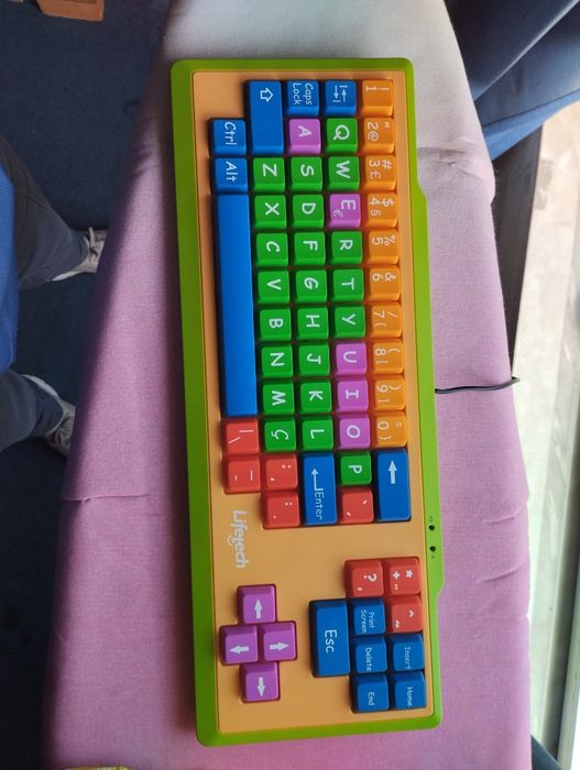 Teclado Infantil Lifetech USB Educativo – Funcional com Caixa Original