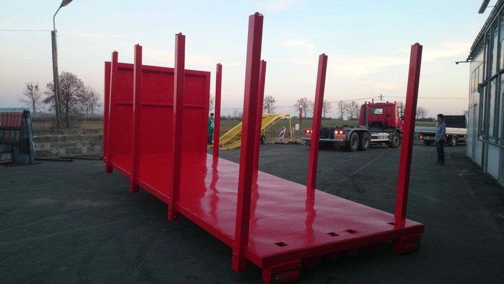PLATFORMA HAKOWA PDH6,z burtami,transportowa,pod przewóz maszyn