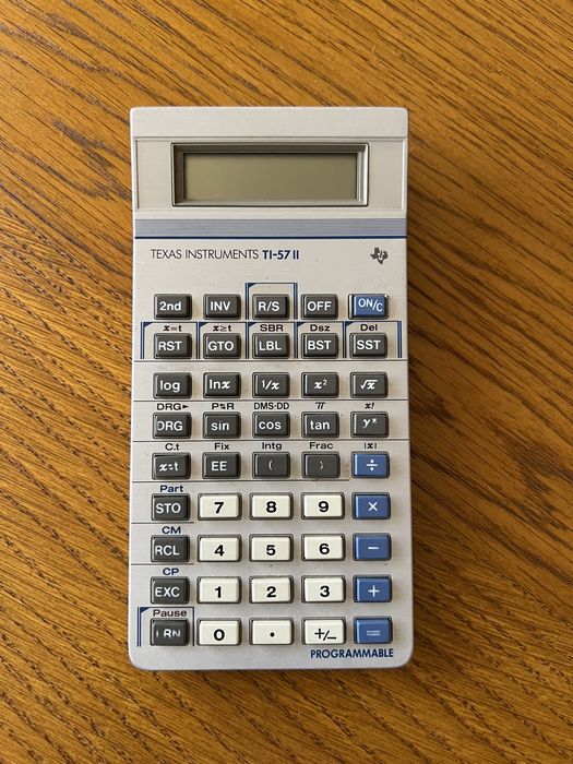 Calculadora Texas Instruments TI-57 II