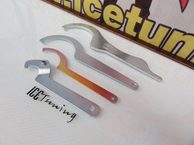 Chave universal de afinação de/para coilovers com diâmetro de 0-70mm, 55mm, 75mm, 80mm