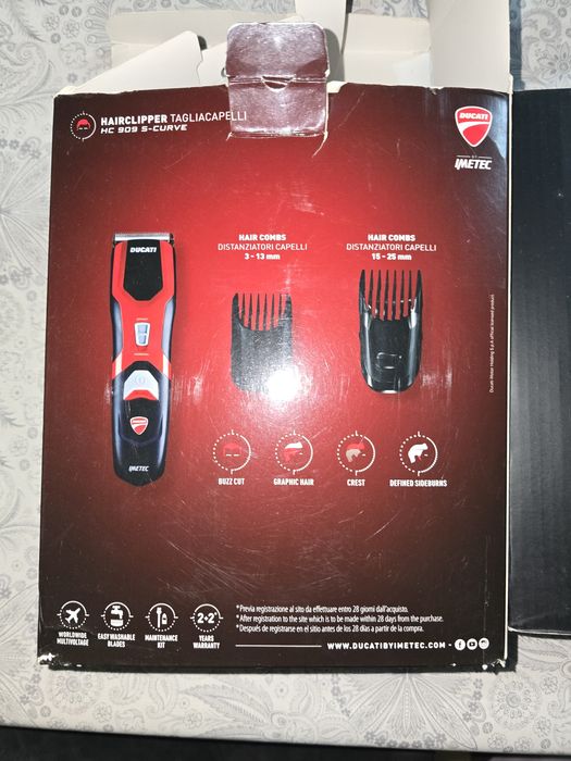 Máquina de cortar cabelo Ducati