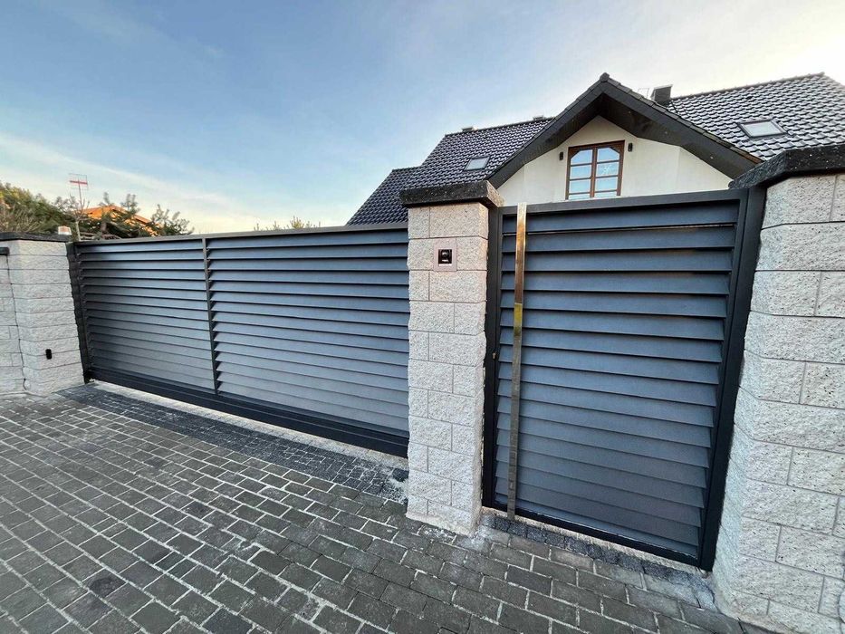 ogrodzenie palisadowe lamele poziome pionowe palisada Producent