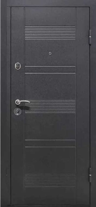 Двері вхідні UNI80 860!960  L R Вулична F/M 132 Венге Сірий Горизонт