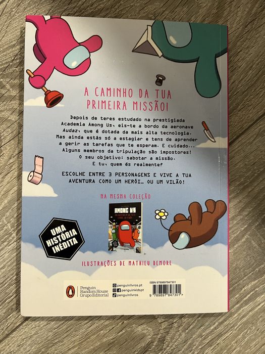 Livro “Among Us: A Academia em que Tu És o Herói... ou o Vilão”