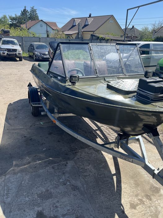 Лодка Крим мотор Меркурі лафет для перевозки
