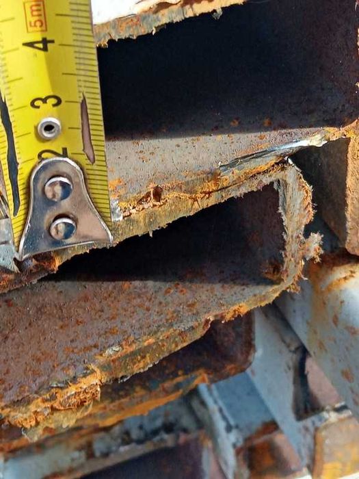 Труба профильная б у.