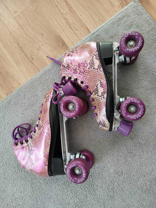 Wrotki 40,5 41 Rio Roller Chick Purple jak nowe wrotki rozmiar 41 (27 cm wkładka)