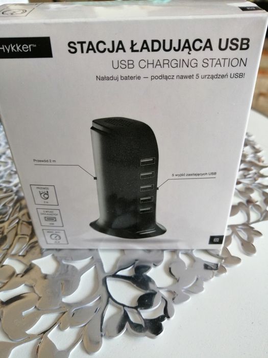 Stacja ładująca USB 5 urządzeń