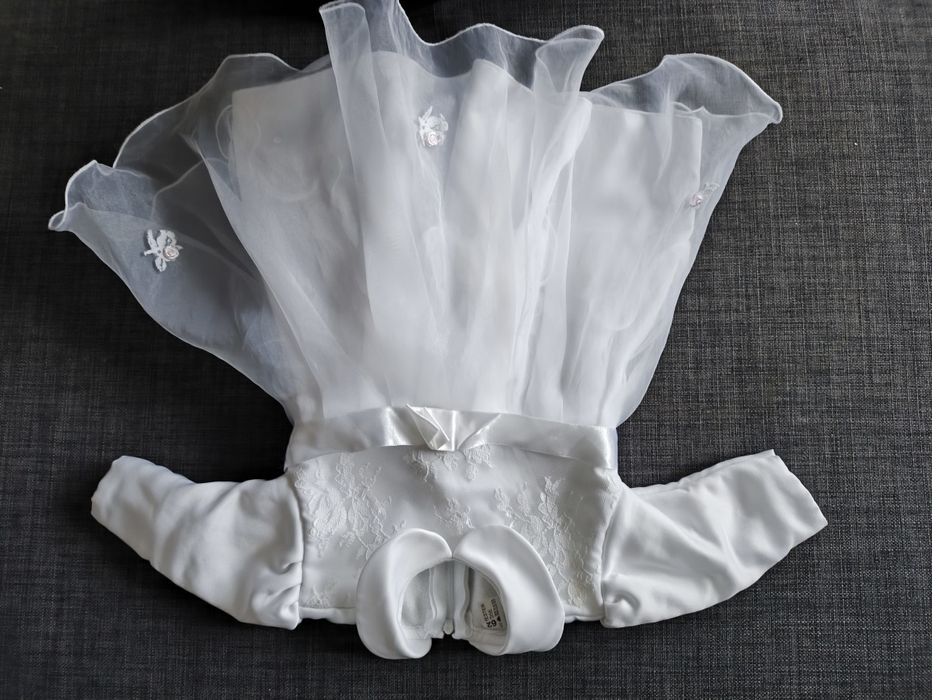 Sukienka do chrztu + zimowe dodatki