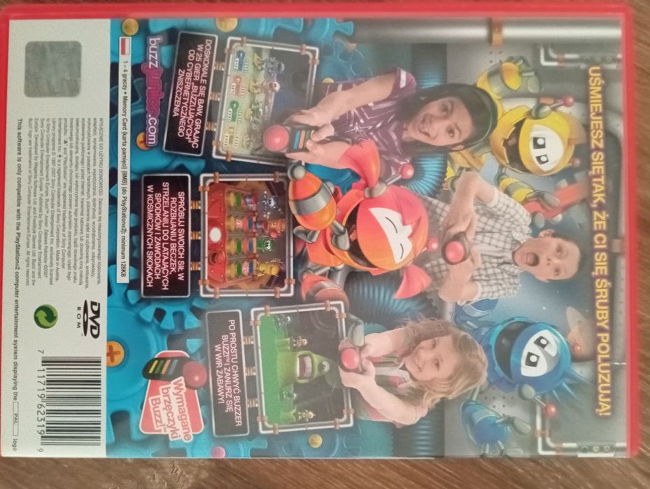 gra Buzz! Junior: Zabawa Robotów na konsolę PlayStation 2. 
Jest to gr