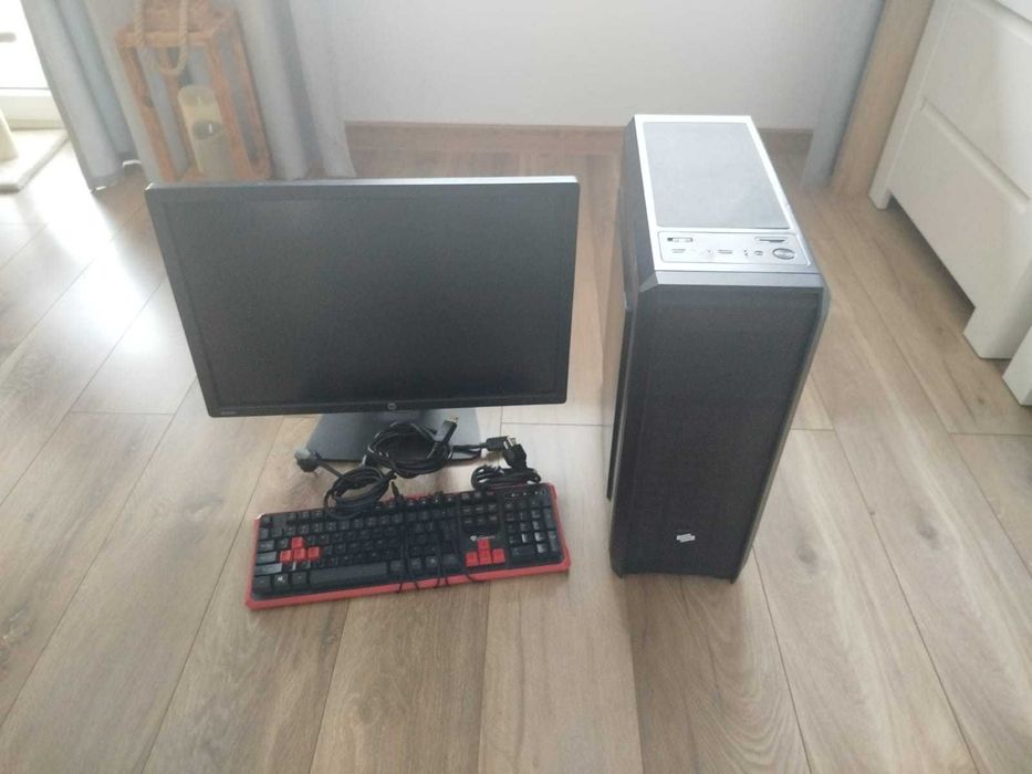 Komputer stacjonarny + HP Z24i – i5/16 GB/SSD/GTX 1050 Ti/Win 10 Pro