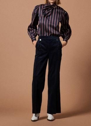 Вельветовые брюки французского люксового бренда ﻿Sandro Paris идеал