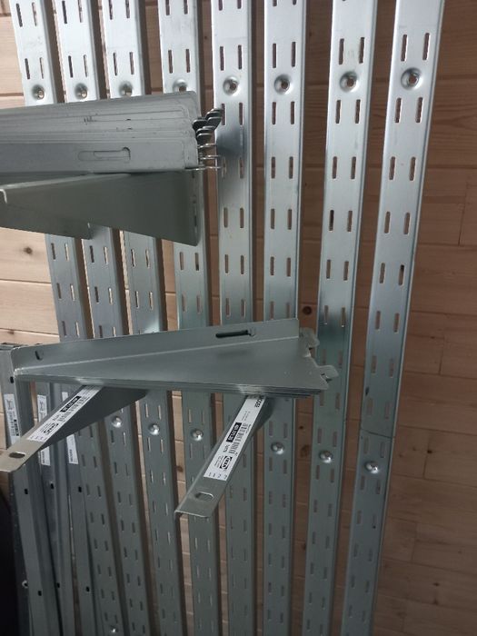 Sistema Estante IKEA BRODER (Galvanizado) - Estado "Como Novo