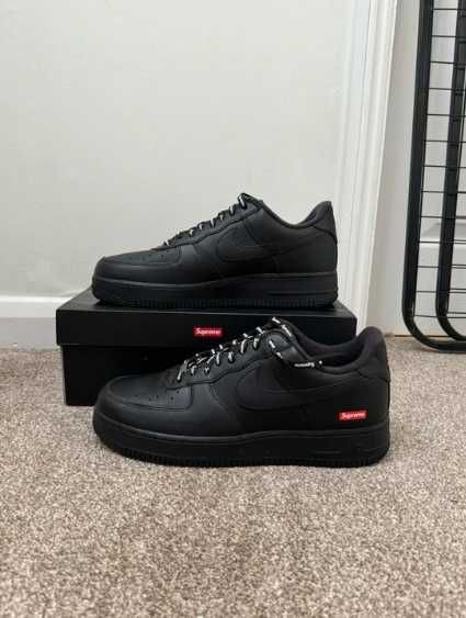 Nike Air Force 1 Low Supreme Black R.41