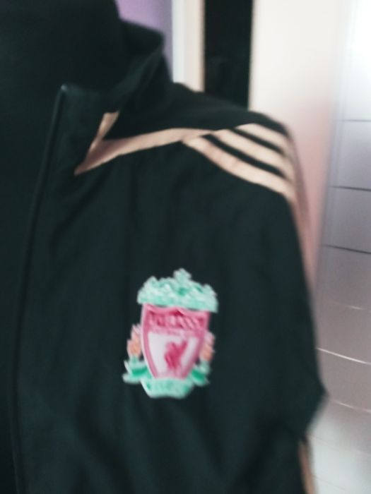Kurtka czarna meska wiatrowka M Adidas Liiverpool
