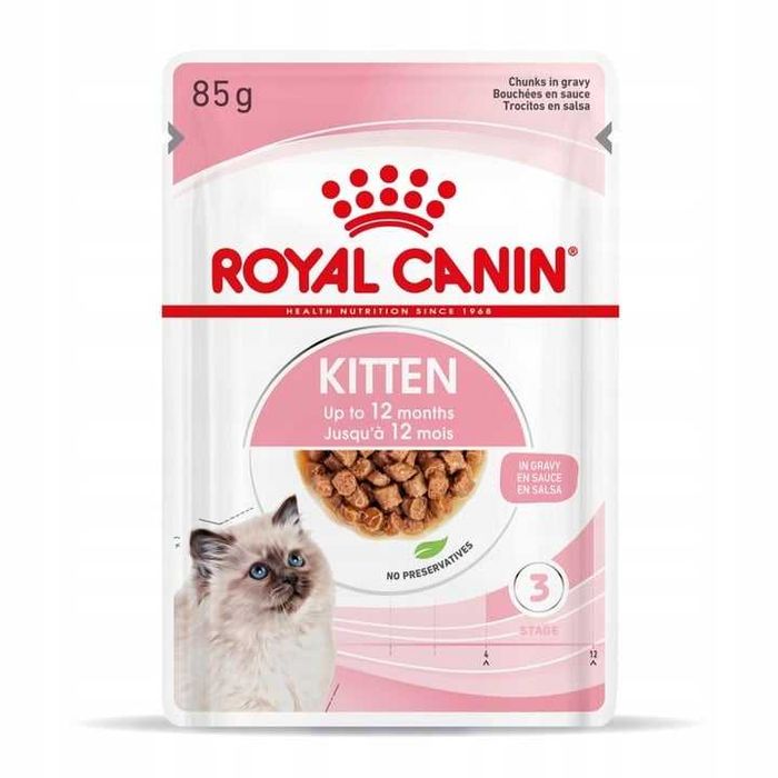 ROYAL CANIN Kitten Instinctive w sosie 12 x 85g karma mokra w sosie