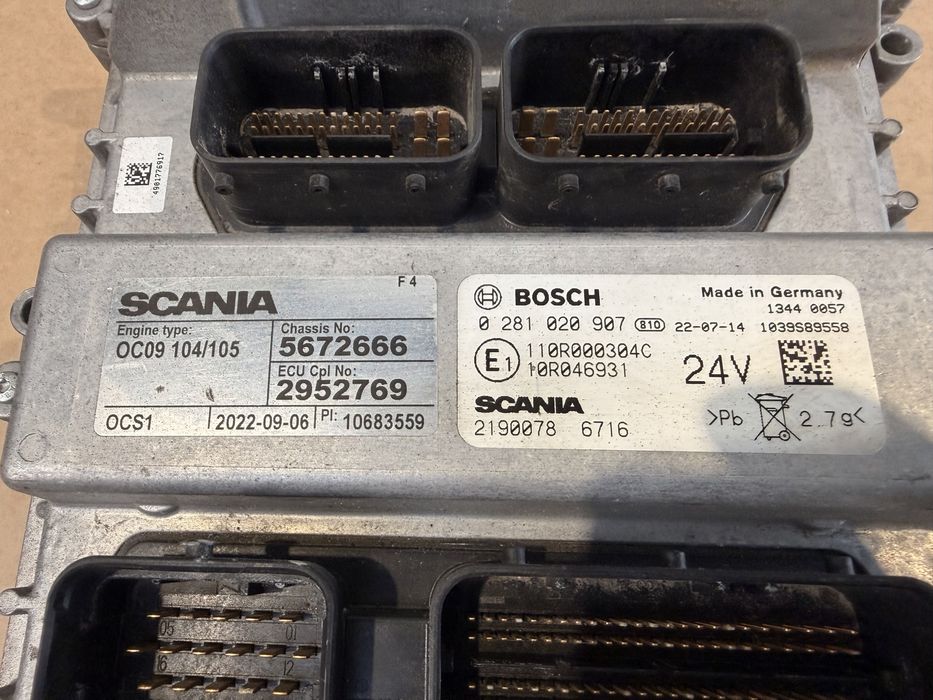 Sterownik komputer ECU OCS Scania Bosch
