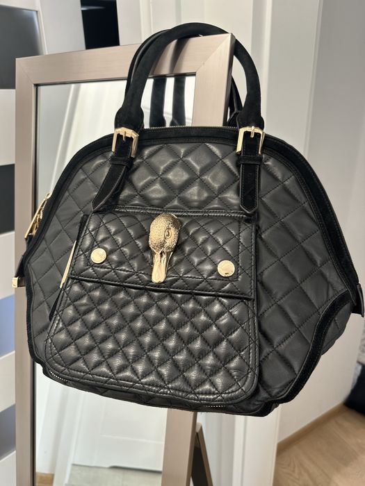 Torba do reki burberry czarna pikowana