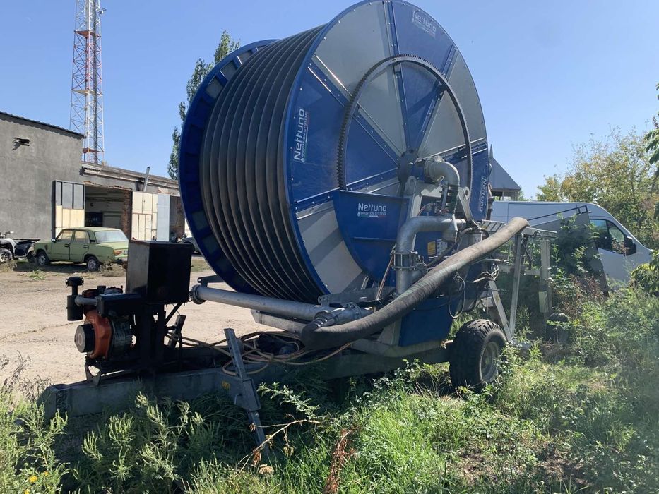 Дощувальна машина OCMIS 110/500, NETTUNO 125 мм/450 м, ІТАЛІЯ, барабан