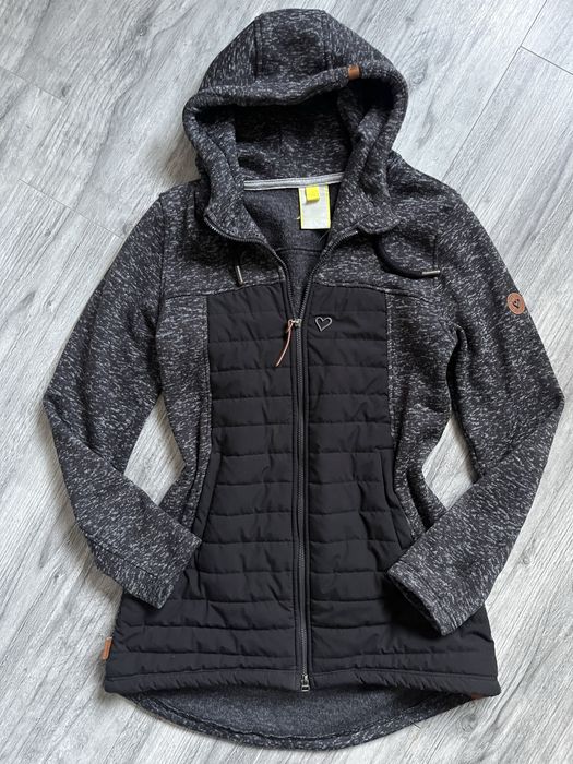 Świetna kurtka szaro czarna alife and kickin xxl