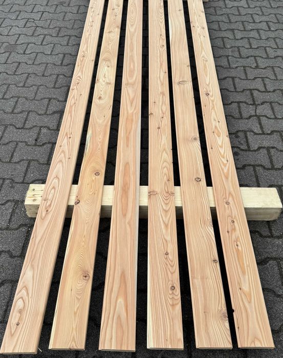 Podbitka, deska elewacyjna, boazeria MODRZEW 19x121x4000mm