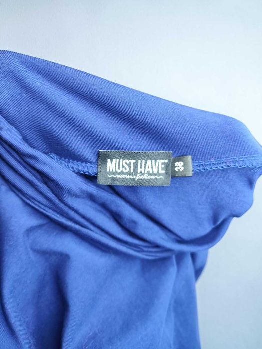 Жіночий бавовняний гольф MustHave — Deep Blue (Розмір 38)