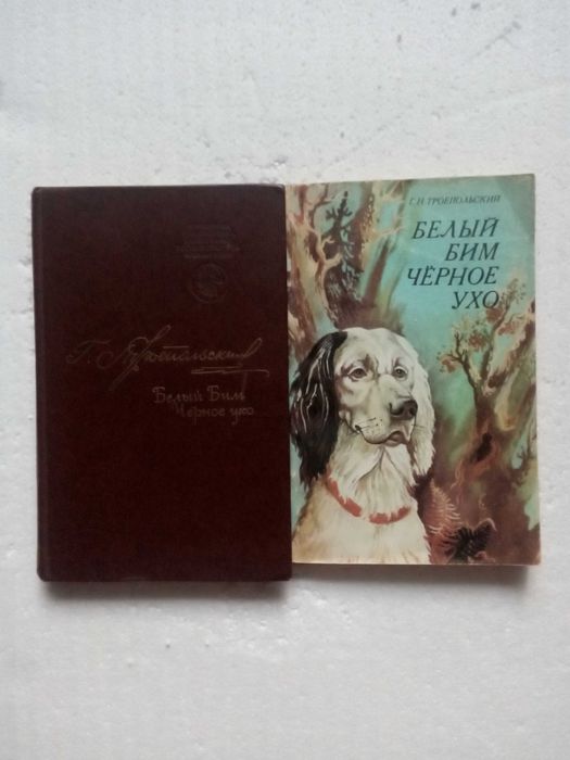 313. Белый Бим черное ухо   Г.Н.Троепольский  1975  и  1984(мягк.обл.)