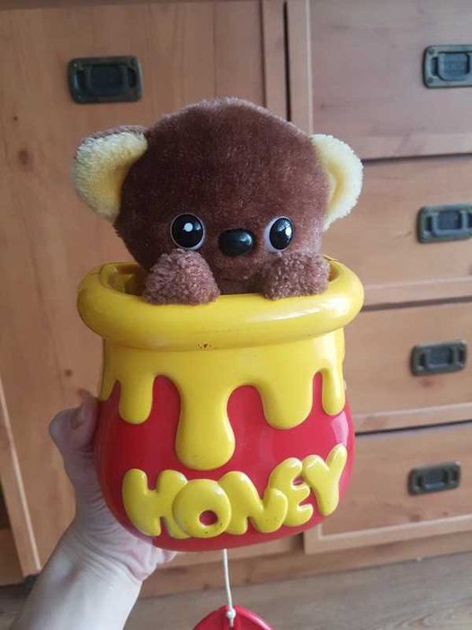 Pozytywka na sznurek naciągana misiu miś