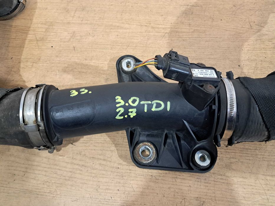 Przewód intercoolera wąż czujnik AUDI A4 B8 A5 8T Q5 8R 2.7 3.0 TDI