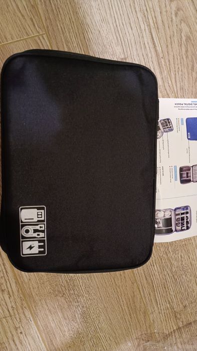 Сумка органайзер для кабелів, проводів, зарядок розміри 25*18*10 см