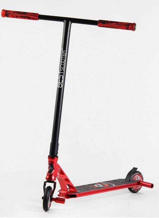 Професiйний надмiцний! трюковий самокат,aнадована окраска,HIC система