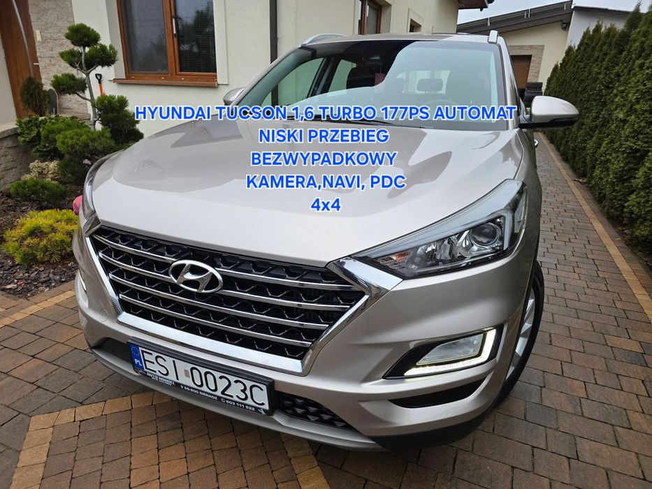 Hyundai Tucson 1,6 177ps Turbo* 4x4* Niski przebieg * Już Zarejestrowany *