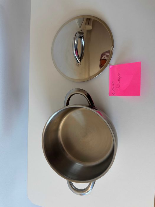 Panela Silampos inox 15 cm com tampa