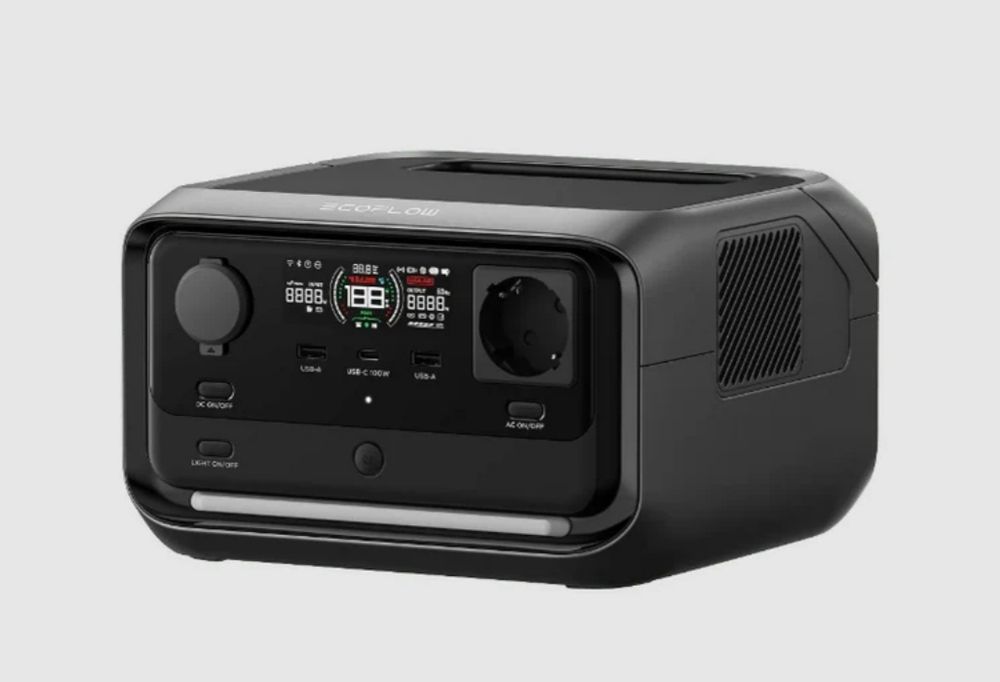 Нова зарядна станція EcoFlow RIVER 3 Plus,  600/1200 Вт