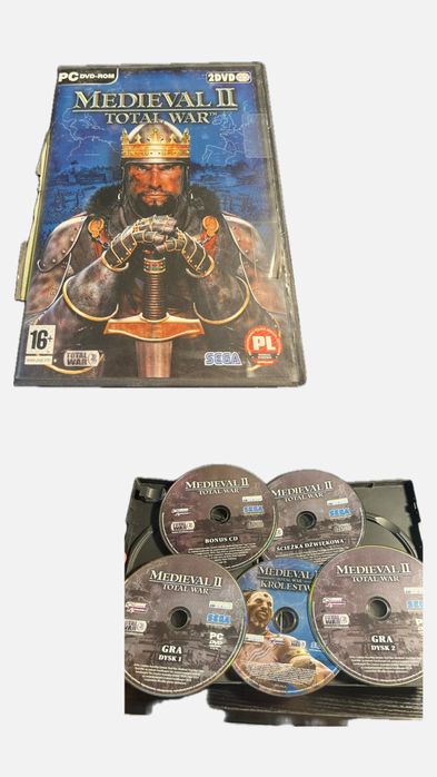 PC CD Total war: Medieval II z dodatkiem "Królestwa"