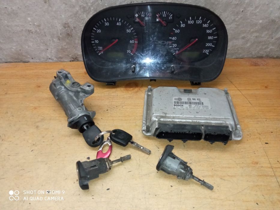 Golf IV 4 Bora komputer sterownik zestaw immo 1.4 16v 036.906.032 /L