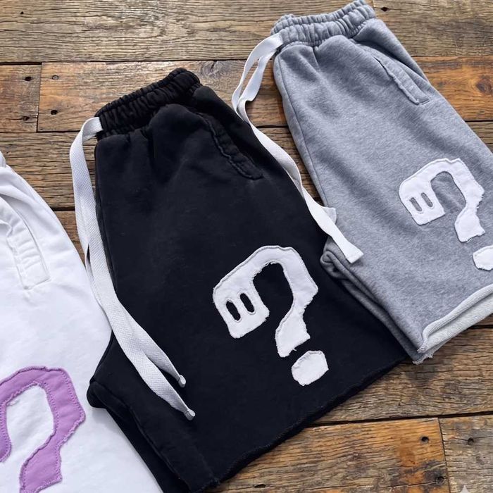 Rummy Brand Shorts/ Шорти спортивні з принтом знак вопроса Y2K/ GP/ GG