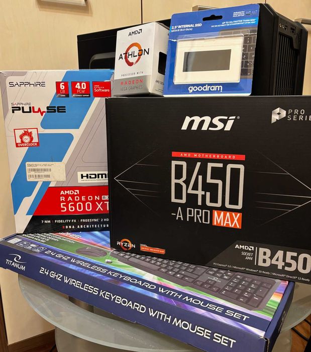OKAZJA ! Mocny komputer + monitor 27" / RX5600XT / RAM 16GB / SSD