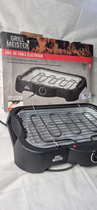 Grill elektryczny stołowy Grillmeister Praktyczny 2000 W 41 x 24 cm