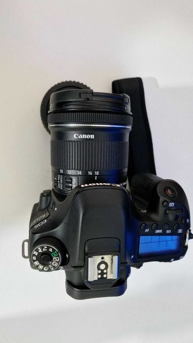 Canon Eos 80D + lente 10-18MM + 18-55 MM + Bolsa de transporte