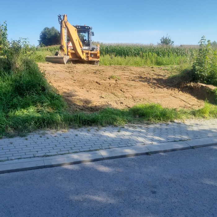 ODWODNIENIA Rozbiurki budynków sprzatanie dzialek uslugi Koparka