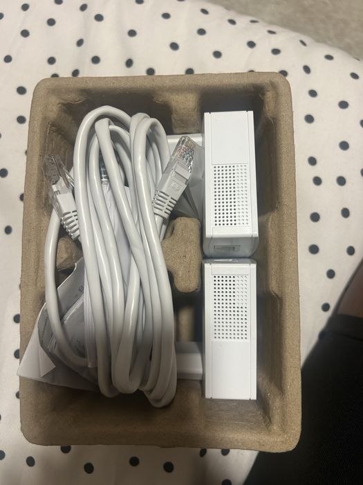 Adaptador Powerline Ethernet como novo