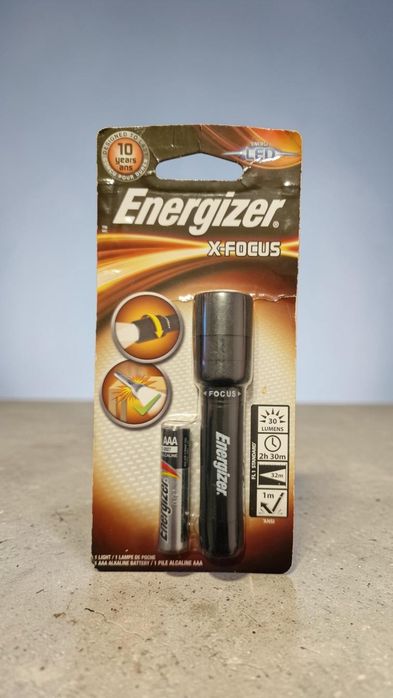 Nowa Latarka LED Energizer X-Focus 2AA | Fabrycznie zapakowana + Baterie