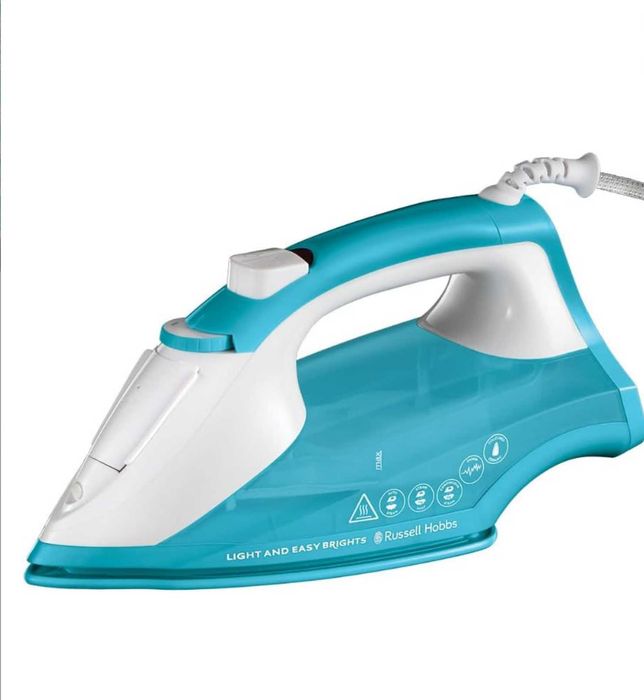 Russell Hobbs żelazko parowe 2400W, Light & Easy Brights Aqua