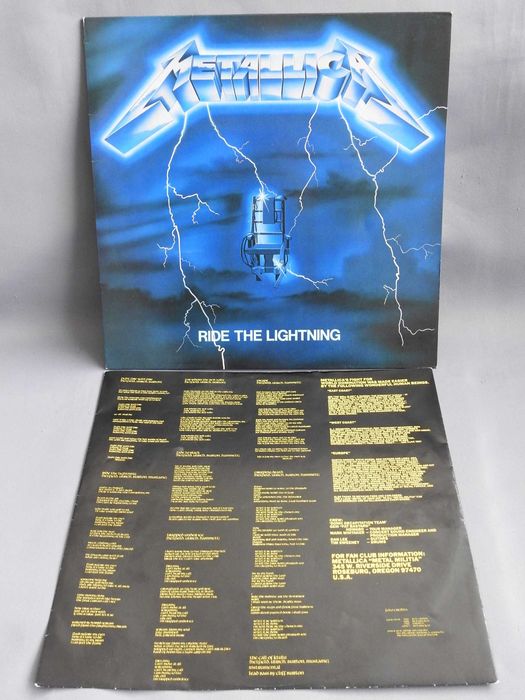 metallica ride the lightning - Хобби, отдых и спорт - OLX.ua
