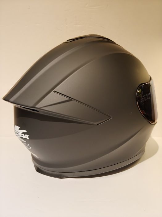 Capacete Integral Kappa "leve" c/viseira escura incluida mota scooter