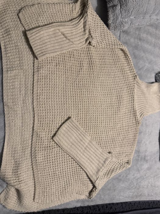 Camisola de malha de gola alta