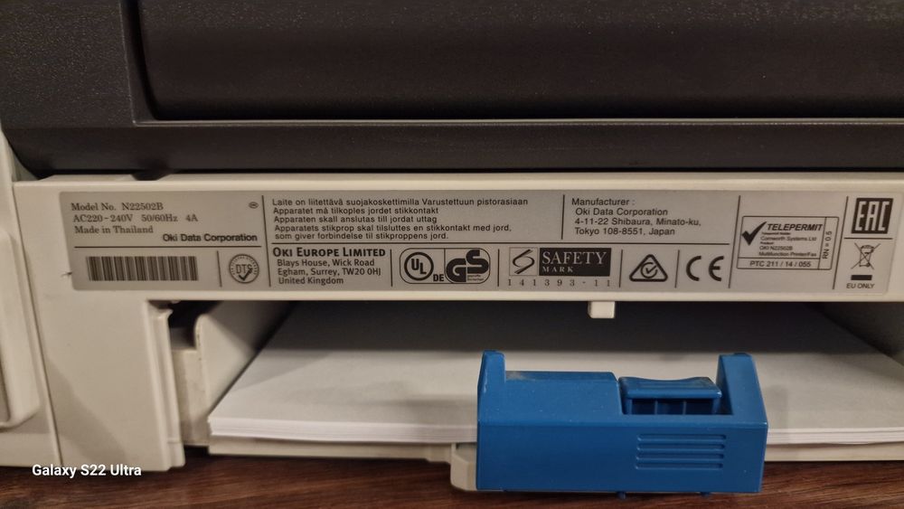 Drukarka laserowa OKI MB-472_ N22502B