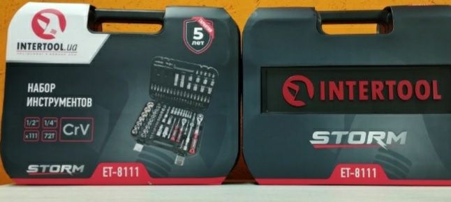 Набор инструмента Intertool et 8111 (111 едениц)-СКИДКА